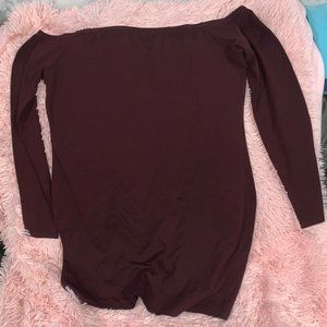 Forever 21 Plus Size Bodycon Off Shoulder Dress Sz: 3X